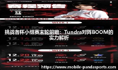 挑战者杯小组赛末轮前瞻:Tundra对阵BOOM的实力解析
